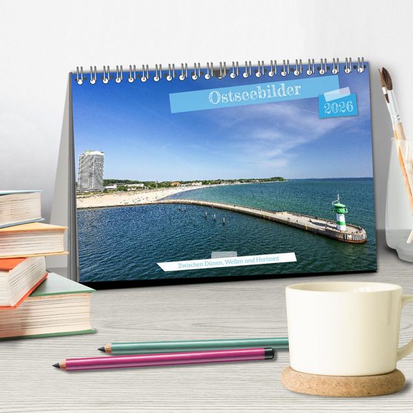 Produktbild: Ostseebilder (Tischkalender 2026 DIN A5 quer), CALVENDO Monatskalender