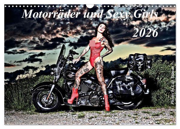 Produktbild: Motorr&auml;der und Sexy Girls (Wandkalender 2026 DIN A3 quer), CALVENDO Monatskalender