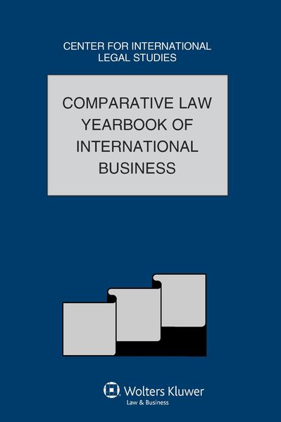 Produktbild: Comparative Law Yearbook of International Business