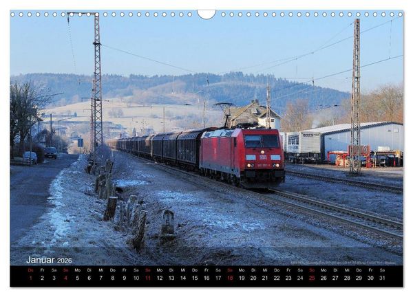 Produktbild: Eisenbahn in Mitteldeutschland (Wandkalender 2026 DIN A3 quer), CALVENDO Monatskalender