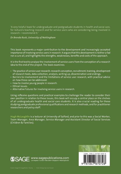 Produktbild: Service-User Research in Health and Social Care