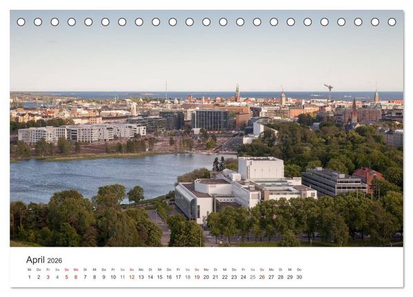 Produktbild: Helsinki - Hauptstadt am Finnischen Meerbusen (Tischkalender 2026 DIN A5 quer), CALVENDO Monatskalender
