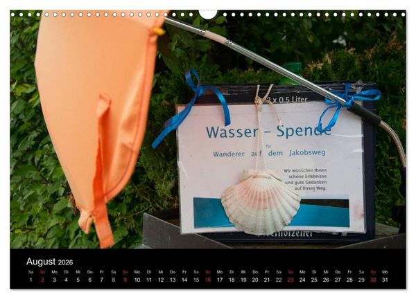 Produktbild: Jakobsweg M&uuml;nchen-Lindau (Wandkalender 2026 DIN A3 quer), CALVENDO Monatskalender