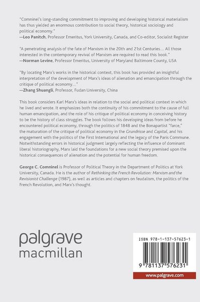 Produktbild: Alienation and Emancipation in the Work of Karl Marx