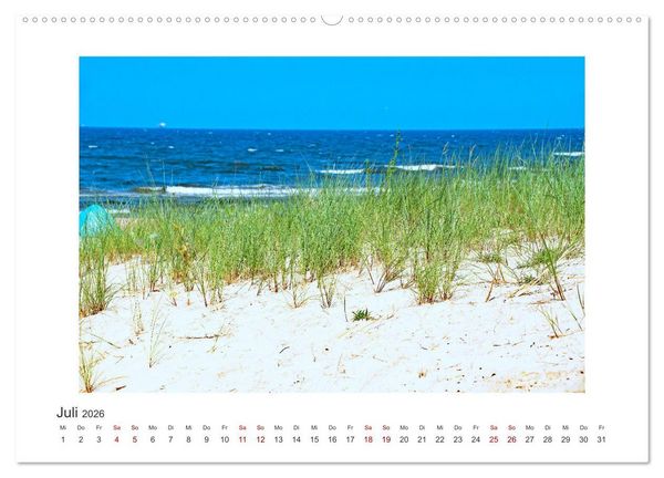 Produktbild: Usedom - ein Traumreiseziel (hochwertiger Premium Wandkalender 2026 DIN A2 quer), Kunstdruck in Hochglanz