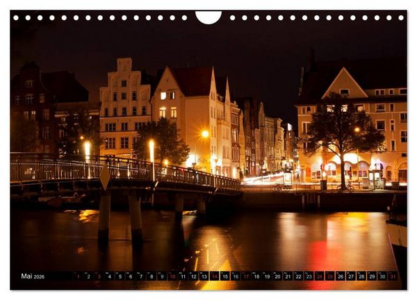 Produktbild: Ostseeperle L&uuml;beck (Wandkalender 2026 DIN A4 quer), CALVENDO Monatskalender
