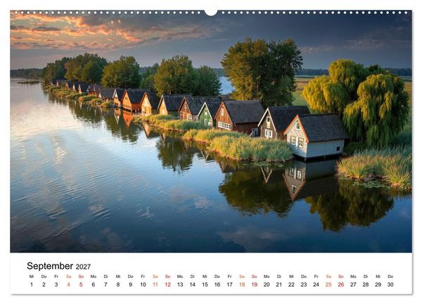 Produktbild: Deutschland - zwischen Bergen und Meeren (hochwertiger Premium Wandkalender 2027 DIN A2 quer), Kunstdruck in Hochglanz