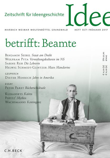 Produktbild: Zeitschrift f&uuml;r Ideengeschichte Heft XI/1 Fr&uuml;hjahr 2017