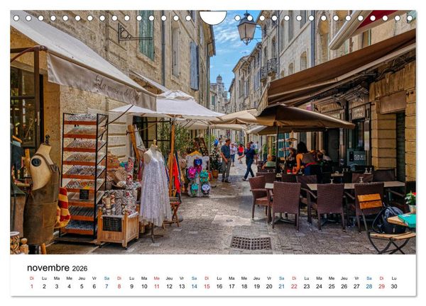 Produktbild: Uz&egrave;s - charmante petite ville du Gard (Calendrier mural 2026 DIN A4 vertical), CALVENDO calendrier mensuel