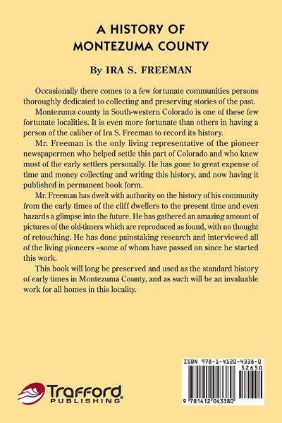 Produktbild: A History of Montezuma County