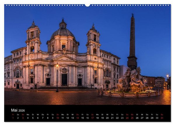 Produktbild: Rom - Impressionen aus der ewigen Stadt (Wandkalender 2026 DIN A2 quer), CALVENDO Monatskalender