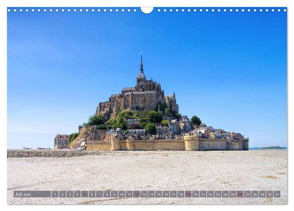 Produktbild: Le Mont-Saint-Michel - Sagenumwobener Klosterberg im Watt (Wandkalender 2026 DIN A3 quer), CALVENDO Monatskalender