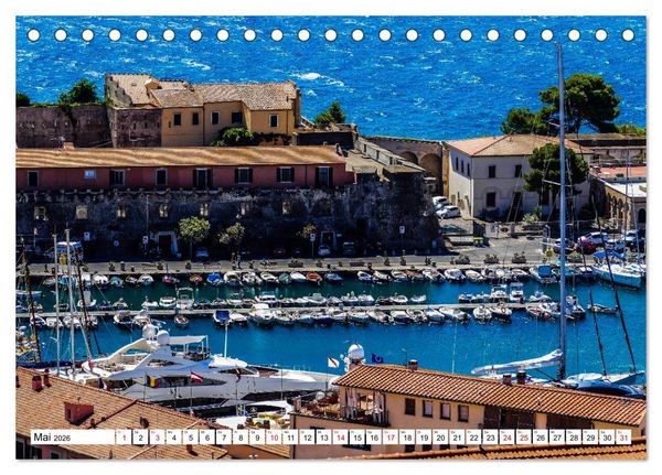 Produktbild: Impressionen aus Portoferrario - Elba (Tischkalender 2026 DIN A5 quer), CALVENDO Monatskalender