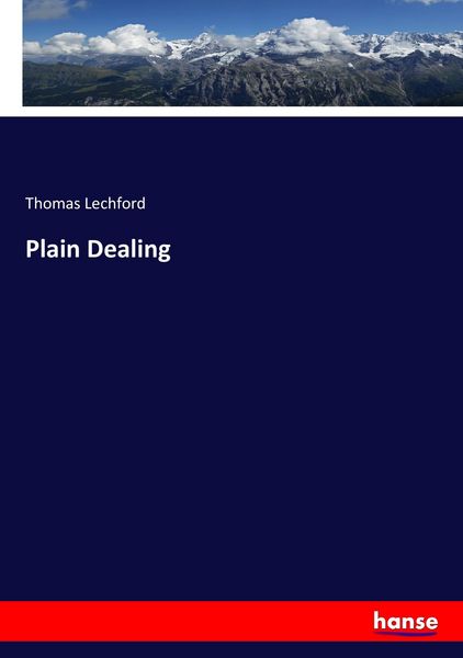 Produktbild: Plain Dealing