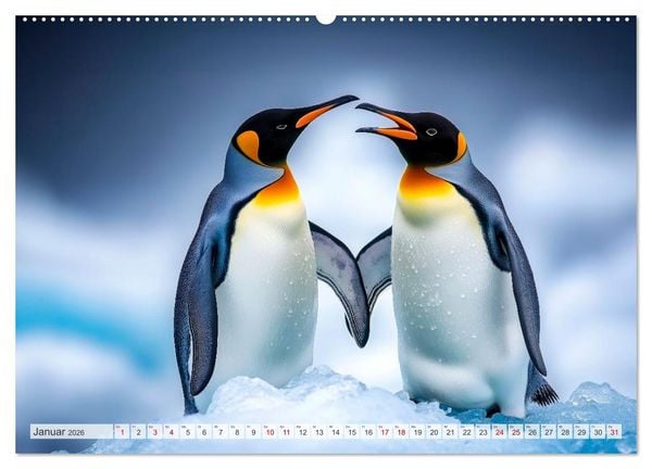 Produktbild: Bedrohte Tierwelt SCHATTEN DES VERSCHWINDENS (Wandkalender 2026 DIN A2 quer), CALVENDO Monatskalender