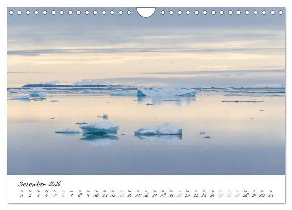 Produktbild: Heike Odermatt: 80&deg; Nord - Fotografien von Spitzbergen und Nordaustland (Wandkalender 2026 DIN A4 quer), CALVENDO Monatskalender