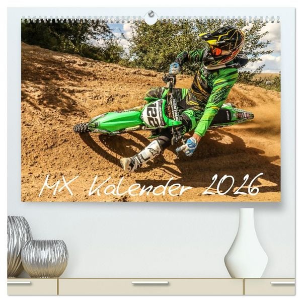 MX Racing 2026 (hochwertiger Premium Wandkalender 2026 DIN A2 quer), Kunstdruck in Hochglanz