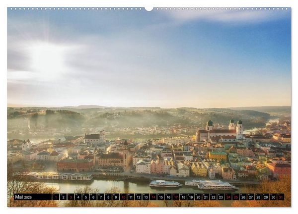Produktbild: Passau, das Venedig Bayerns (hochwertiger Premium Wandkalender 2026 DIN A2 quer), Kunstdruck in Hochglanz
