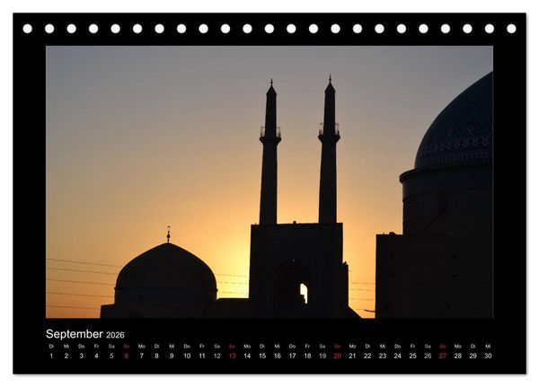 Produktbild: IRAN 2026 (Tischkalender 2026 DIN A5 quer), CALVENDO Monatskalender