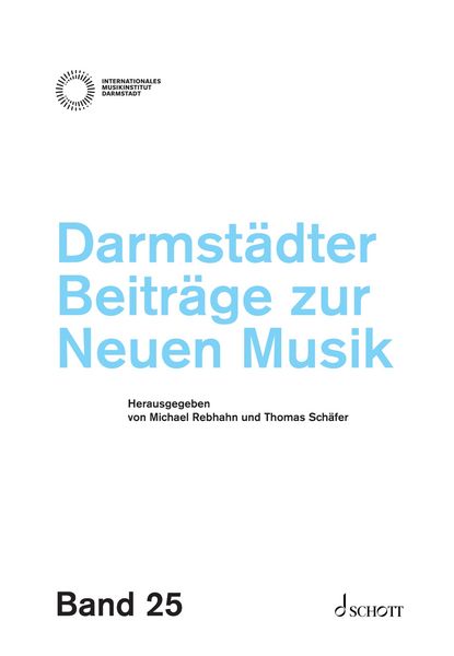 Produktbild: Darmst&auml;dter Beitr&auml;ge zur neuen Musik
