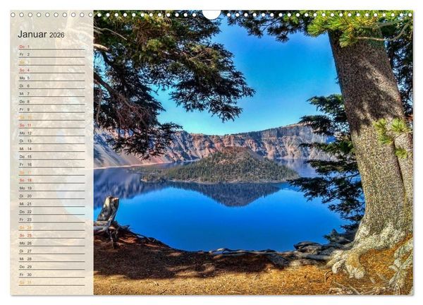 Produktbild: Nationalparks in den USA - wundersch&ouml;n und einmalig (Wandkalender 2026 DIN A3 quer), CALVENDO Monatskalender