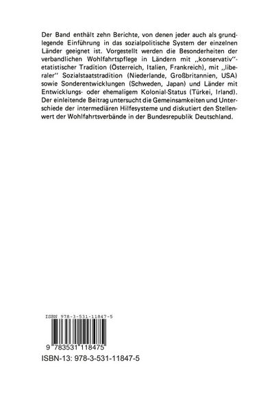 Produktbild: Verbandliche Wohlfahrtspflege im internationalen Vergleich