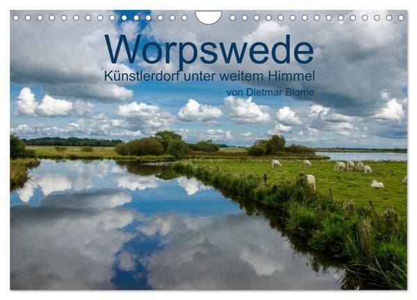Produktbild: Worpswede - K&uuml;nstlerdorf unter weitem Himmel (Wandkalender 2026 DIN A4 quer), CALVENDO Monatskalender