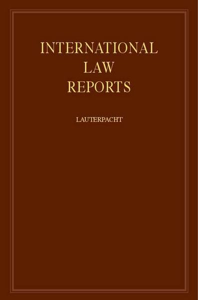 Produktbild: International Law Reports