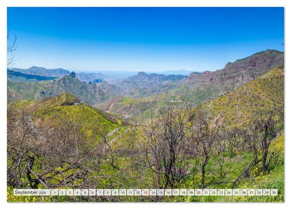 Produktbild: Gran Canaria &ndash; Natur trifft Geschichte (hochwertiger Premium Wandkalender 2026 DIN A2 quer), Kunstdruck in Hochglanz