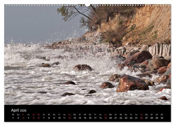 Produktbild: Ostsee erleben (hochwertiger Premium Wandkalender 2026 DIN A2 quer), Kunstdruck in Hochglanz