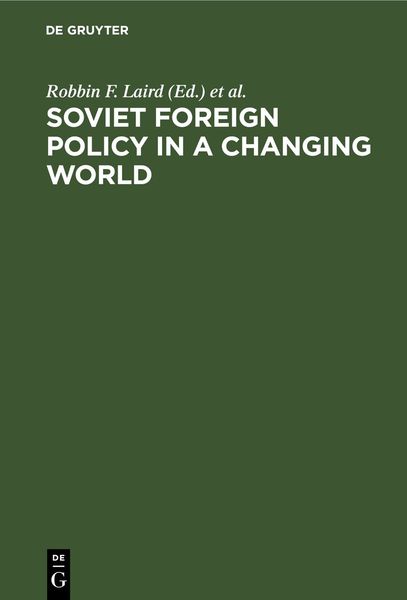 Produktbild: Soviet Foreign Policy in a Changing World