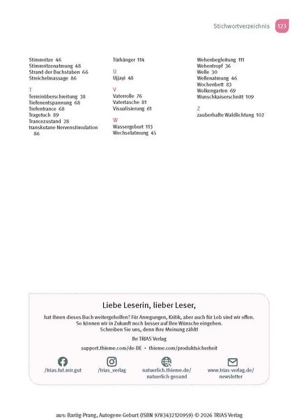 Produktbild: Autogene Geburt