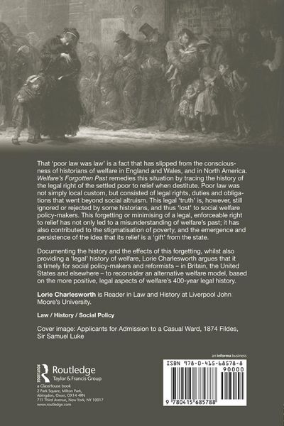 Produktbild: Welfare's Forgotten Past