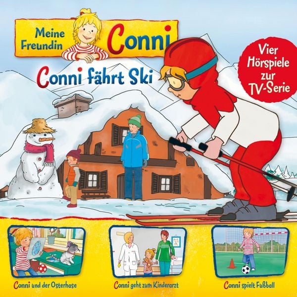 Produktbild: 05: Conni f&auml;hrt Ski / Conni und der Osterhase / Conni geht zum Kinderarzt / Conni spielt Fu&szlig;ball (Vier H&ouml;rspiele zur TV-Serie)