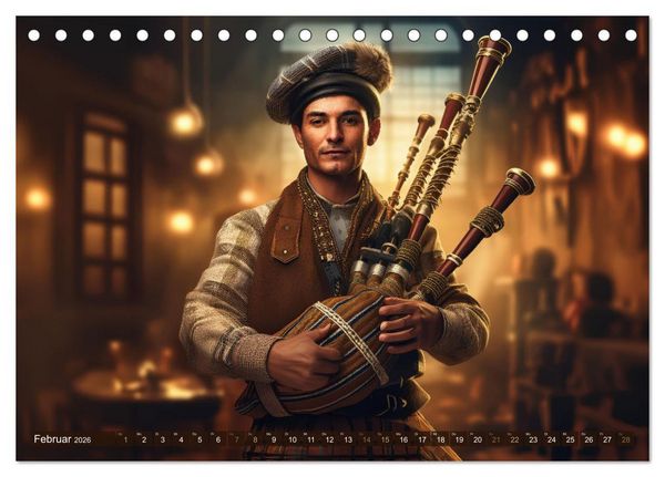 Produktbild: Musizieren einmal anders (Tischkalender 2026 DIN A5 quer), CALVENDO Monatskalender