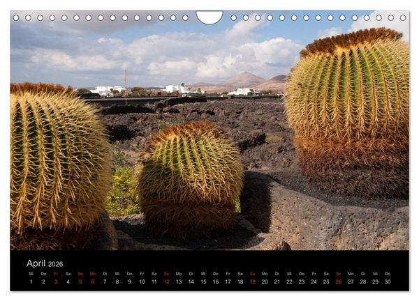 Produktbild: Unterwegs auf Lanzarote (Wandkalender 2026 DIN A4 quer), CALVENDO Monatskalender