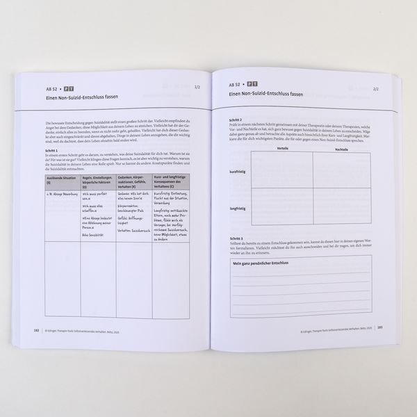 Produktbild: Therapie-Tools Selbstverletzendes Verhalten