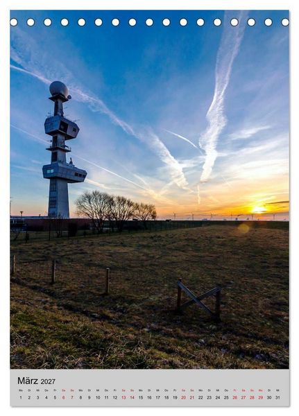 Produktbild: Leuchtt&uuml;rme an der Nordsee (Tischkalender 2027 DIN A5 hoch), CALVENDO Monatskalender