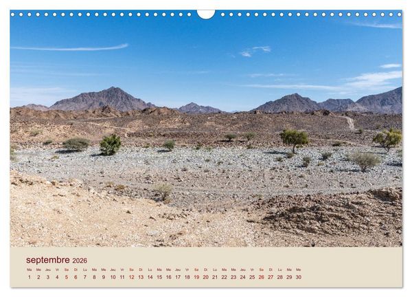 Produktbild: Entre pierres et sable (Calendrier mural 2026 DIN A3 vertical), CALVENDO calendrier mensuel
