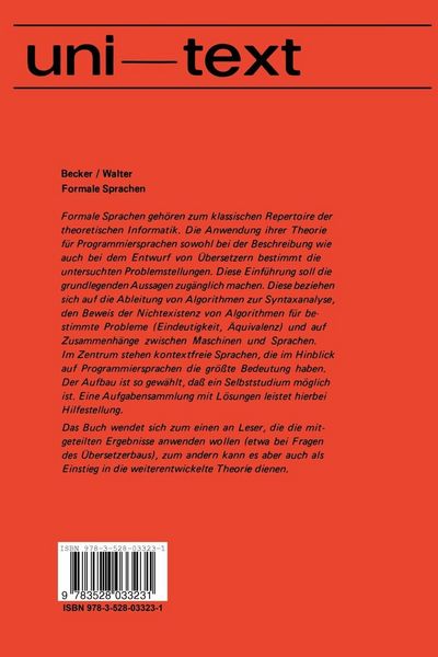 Produktbild: Formale Sprachen