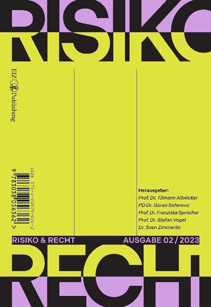 Produktbild: Risiko & Recht 02/2023