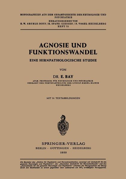 Produktbild: Agnosie und Funktionswandel