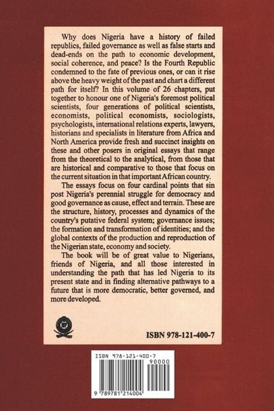 Produktbild: Nigeria's Struggle for Democracy and Good Governance