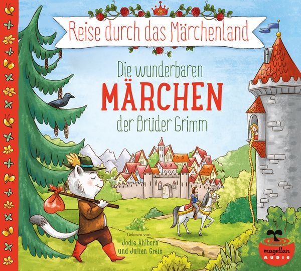 Produktbild: Reise durch das M&auml;rchenland - Die wunderbaren M&auml;rchen der Br&uuml;der Grimm (Audio-CD)