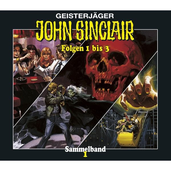 Produktbild: Sammelband 1, Folge 1-3: Im Nachtclub der Vampire / Die Totenkopf-Insel / Achterbahn ins Jenseits