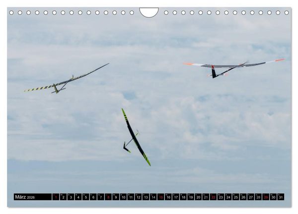 Produktbild: Modellflugkalender 2026 (Wandkalender 2026 DIN A4 quer), CALVENDO Monatskalender