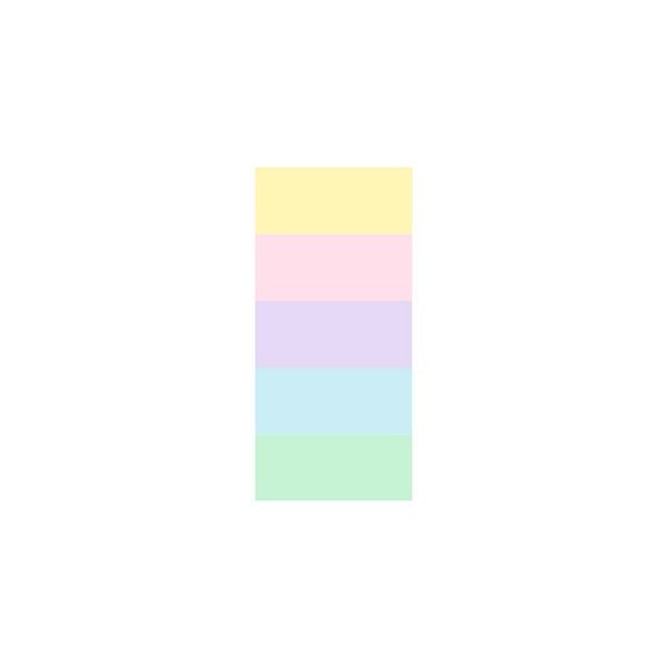 Produktbild: folia Washi Tape Pastell 10mmx10m 5 St&uuml;ck