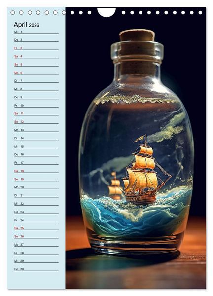 Produktbild: Voll die Flasche (Wandkalender 2026 DIN A4 hoch), CALVENDO Monatskalender
