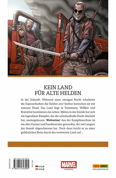 Produktbild: Wolverine: Old Man Logan (Pocket Edition)