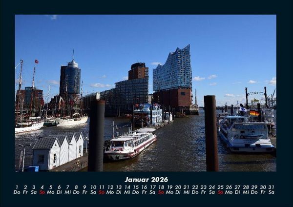 Produktbild: Hamburg 2026 Fotokalender DIN A4